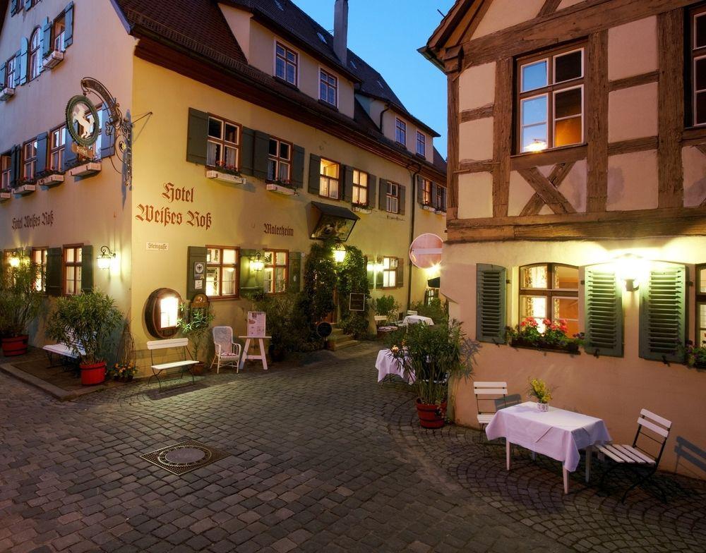 Hotel Weisses Ross Dinkelsbühl Exteriör bild